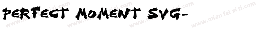 Perfect Moment SVG字体转换